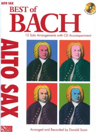 Best of Bach (+CD) for alto saxophone