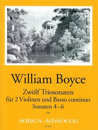 12 Sonaten Band 2 (Nr.4-6) f�r 2 Violinen und Bc Stimmen