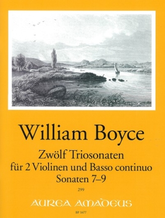 12 Sonaten Band 3 (Nr.7-9) f�r 2 Violinen und Bc Stimmen