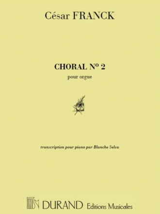 C. Franck Choral N 2 Organo O Armonio