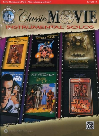 Classic Instrumental Movie Solos (+CD) for cello and piano