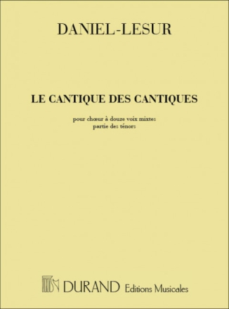 J.Y. Daniel-Lesur Cant.-Cantiques Tenor Choir
