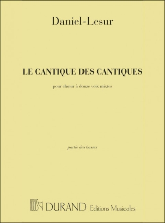 Daniel Cant.-Cantiques Basse Coro
