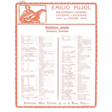 J.S. Bach Gavotte (Pujol 1104) 2 Guitares 2 chitarre