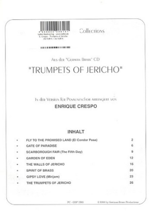 Trumpets of Jericho f�r Posaunenchor Partitur