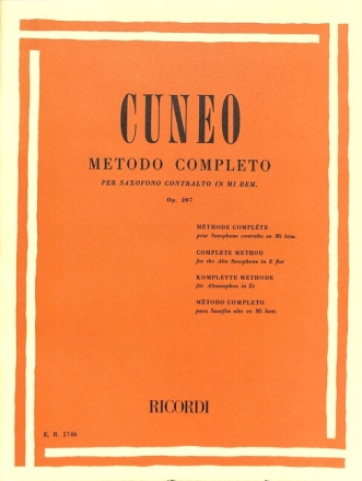 A.F. Cuneo Metodo Completo Op. 207 Saxofono