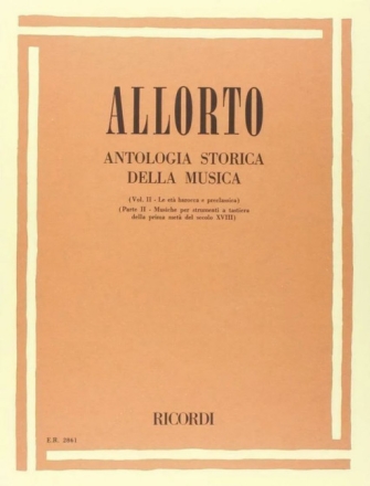 R. Allorto Antologia Storica Della Musica. Vol. II, Parte II Music Education
