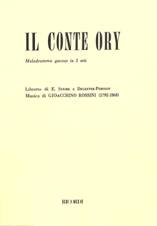 G. Rossini Il Conte Ory Libretti (Opere)