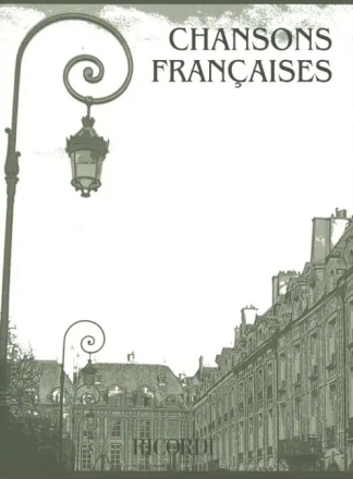 Chansons francaises songbook melody line/lyrics/chords