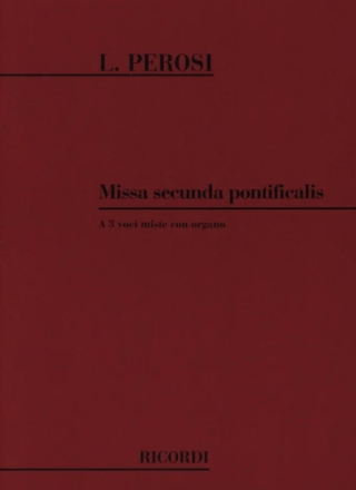 L. Perosi Missa Secunda Pontificalis Coro