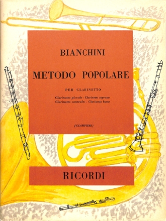 Bianchini Metodo Popolare(Giampieri) Clarinetto