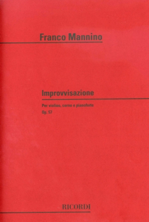 F. Mannino Improvvisazione Op. 57 TRIO