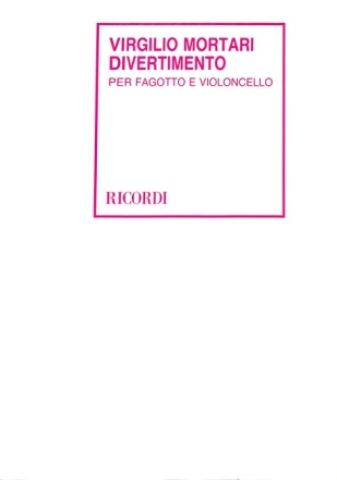V. Mortari Divertimento Bassoon and Various Instruments