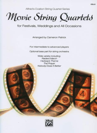 Movie String Quartets for Festivals, Weddings and all Occasions cello