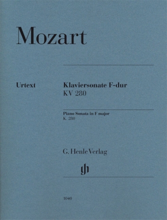 Sonate F-Dur KV280 f�r Klavier