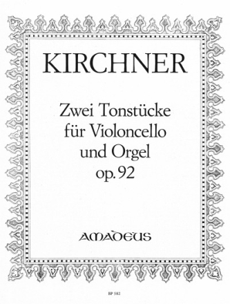 2 Tonst�cke op.92 f�r Violoncello und Orgel