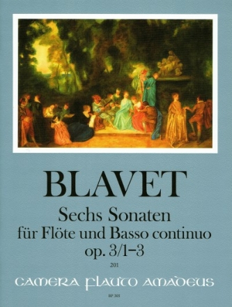 6 Sonaten op.3/1-3 f�r Fl�te und Bc