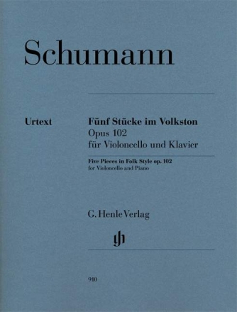 5 St�cke im Volkston op.102 f�r Violoncello und Klavier