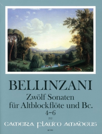 12 Sonaten op.3 Band 2 (NR.4-6) f�r Altblockfl�te (Fl�te/Violine) und Bc Partitur und Stimmen