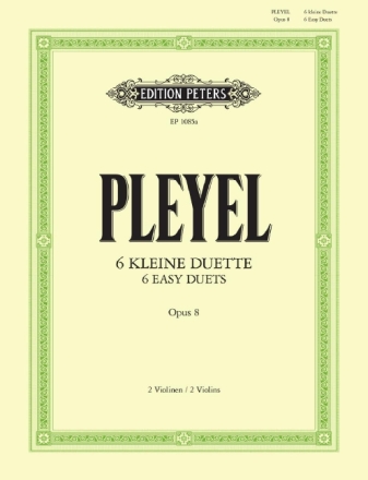 6 Duos op.8 f�r 2 Violinen Stimmen