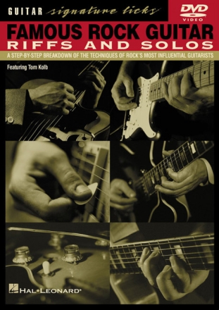 Famous Rock Guitar DVD Video Riffs and Solos