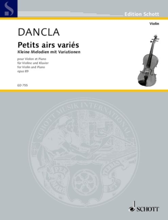 Kleine Melodien mit Variationen op. 89 f�r Violine und Klavier