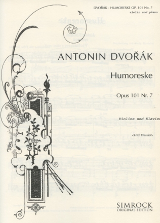 Humoreske op.101,7 f�r Violine und Klavier