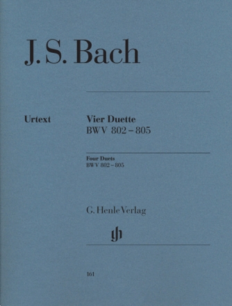 4 Duette BWV802-805 f�r Klavier