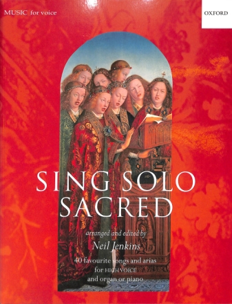Sing solo sacred for high voice and piano (organ)