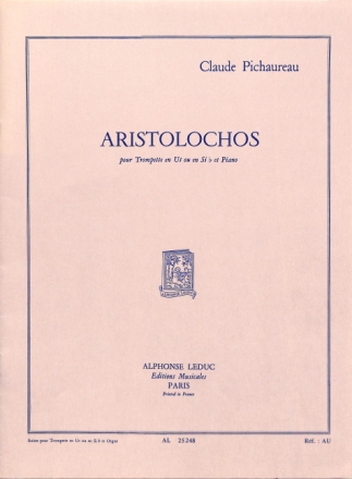 PICHAUREAU ARISTOLOCHOS TROMPETTE UT OU SIB ET PIANO