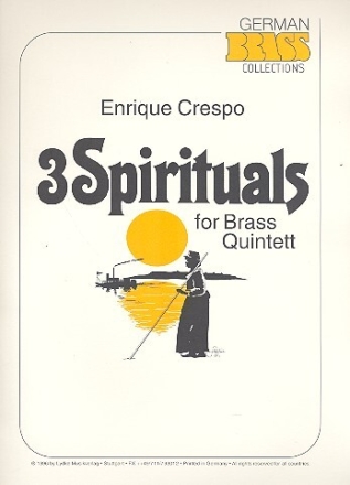 3 Spirituals f�r 2 Trompeten, Horn, Posaune, Tuba Partitur und Stimmen