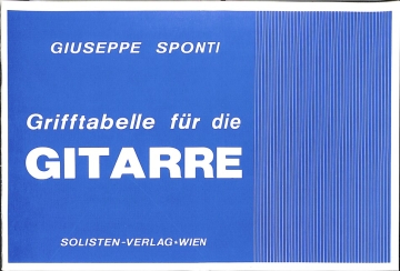 Grifftabelle f�r die Gitarre