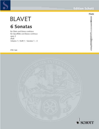 6 Sonaten op.2 Band 1 (Nr.1-3) f�r Fl�te und Bc