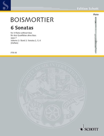 6 Sonaten op.7 Band 2 (2,5,6) f�r 3 Fl�ten ohne Ba� Spielpartitur