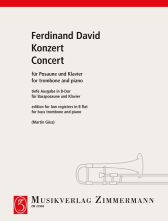 Konzert f�r Posaune und Klavier f�r Bassposaune und Klavier (tief)