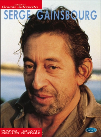 Serge Gainsbourg piano/vocal/guitar songbook