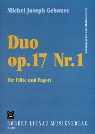 Duo op.17,1 f�r Fl�te und Fagott Partitur und Stimmen