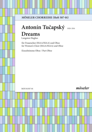 Dreams f�r Frauenchor (SSSSAAAA) und Oboe Oboenstimme