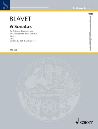 6 Sonaten op.2 Band 2 (Nr.4-6) f�r Fl�te und Bc