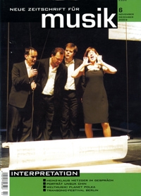 NZ** Neue Zeitschrift f�r Musik 2002/06