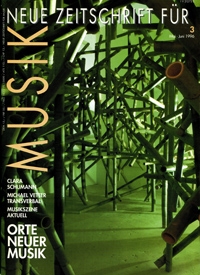 NZ** Neue Zeitschrift f�r Musik 1996/03  Zeitschrift