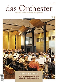 ORCH das Orchester 2012/07-08  Zeitschrift