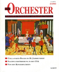 ORCH Das Orchester 1993/05  Zeitschrift
