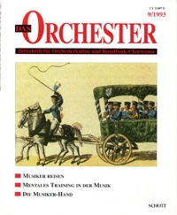 ORCH Das Orchester 1993/09  Zeitschrift