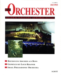 ORCH Das Orchester 1993/10  Zeitschrift