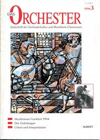 ORCH Das Orchester 1994/03  Zeitschrift