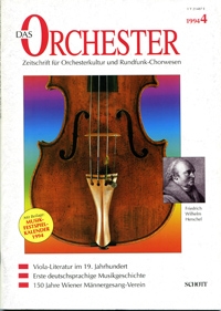 ORCH Das Orchester 1994/04  Zeitschrift
