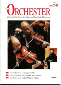 ORCH Das Orchester 1994/07-08  Zeitschrift