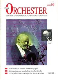 ORCH Das Orchester 1994/10  Zeitschrift