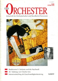 ORCH Das Orchester 1994/11  Zeitschrift